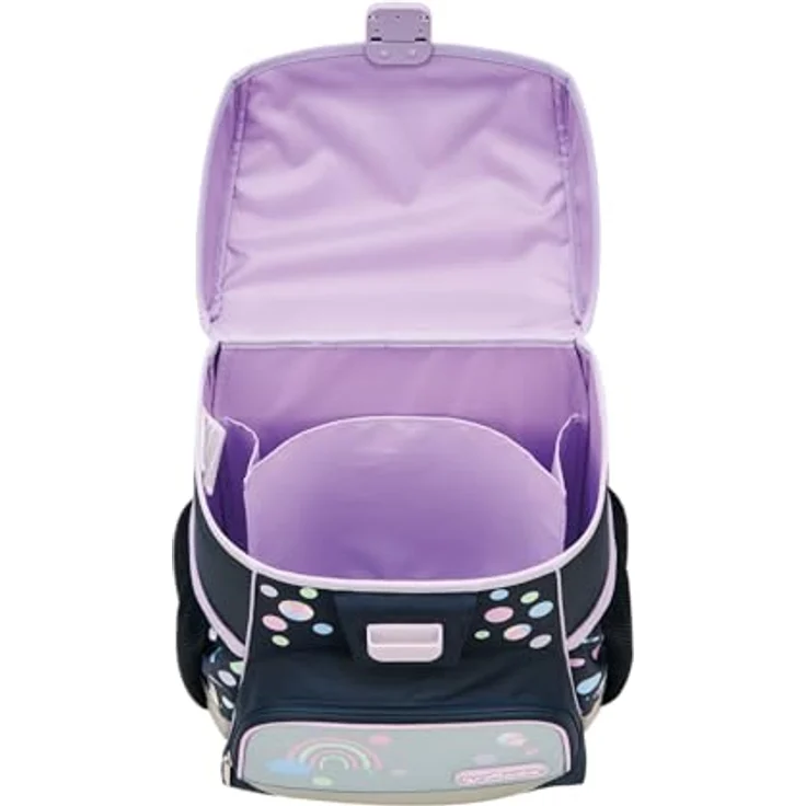 Herlitz Schulranzen Set Loop Plus 10-teilig, gefüllt, blau, für Mädchen, Modell Unicorn Dreams, geeignet für Klasse 1-4 – Bild 4