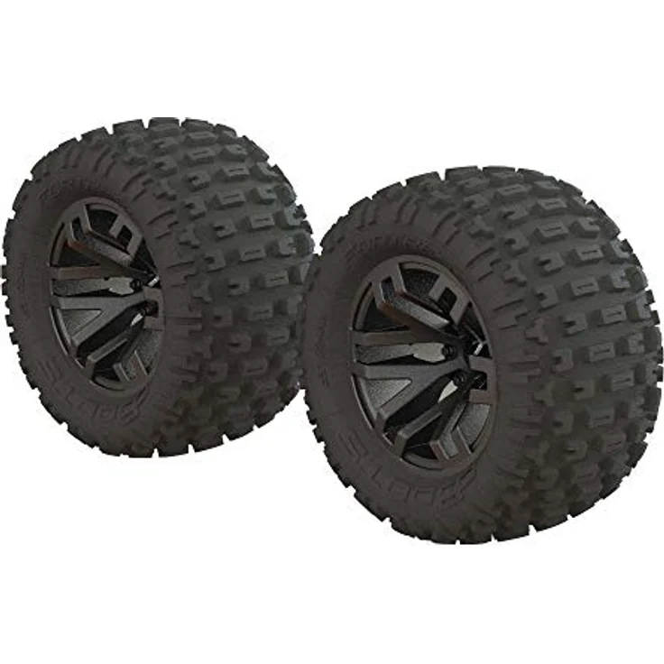 Arrma ARA550086 Dboots 'Fortress MT' Reifensatz geklebt Gun Metal (2) – Bild 2