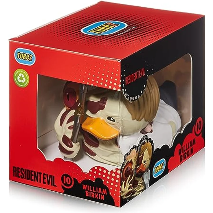 TUBBZ Box-Ausgabe William Birkin, Sammler-Vinyl-Gummiente Figur, 9 cm, offizielles Resident Evil Merchandise – Bild 2