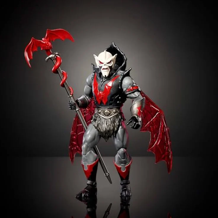 Masters of the Universe Masterverse New Etheria Hordak, Actionfigur ca. 18 cm, bewegliche Flügel, Kanonenarm, Stab und Schild, JBP85 – Bild 5