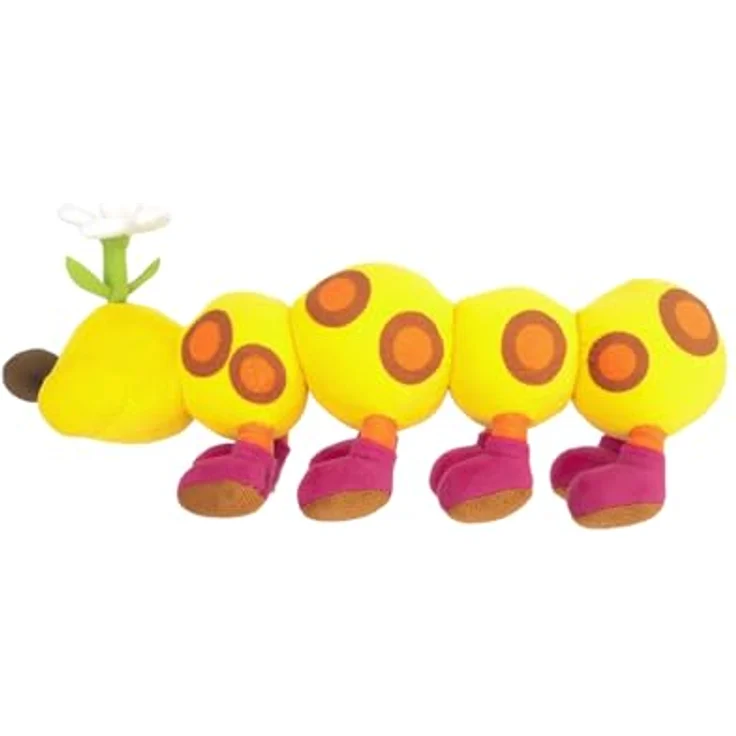 Together+ Nintendo Wiggler Plüschtier, 14 cm Sammelfigur aus der Super Mario Welt, weich und detailgetreu – Bild 4