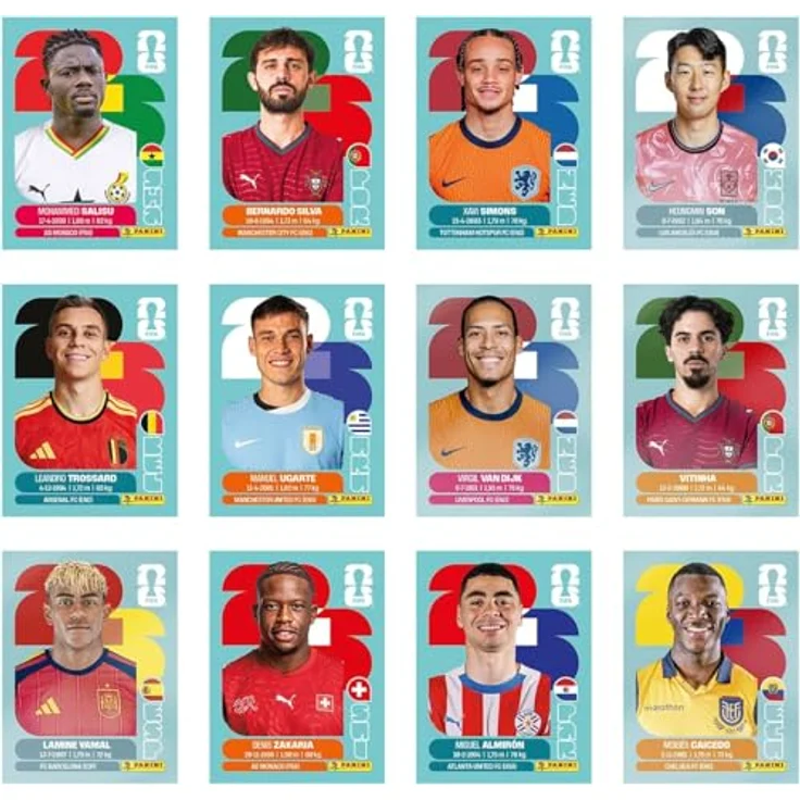 Panini FIFA World Cup 2026 Pocket Tin mit 56 Stickern und exklusivem DFB Special-Sticker, kompaktes Sammelset – Bild 8