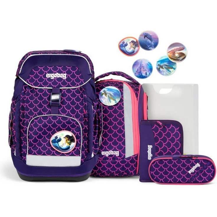 Ergobag Schulrucksack Maxi (5tlg) - Innovatives Set mit individueller Anpassungsmöglichkeit – Bild 1