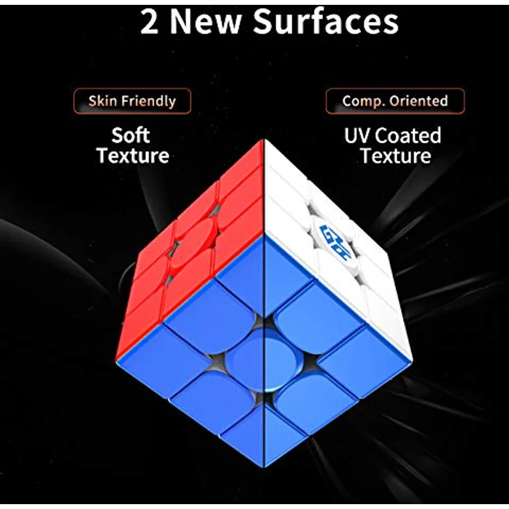 GAN 11 M Pro, 3x3 Magnetischer Speedcube Magisches Puzzle Würfel Spielzeug stickerlos Cube (schwarzes Innenleben) – Bild 8