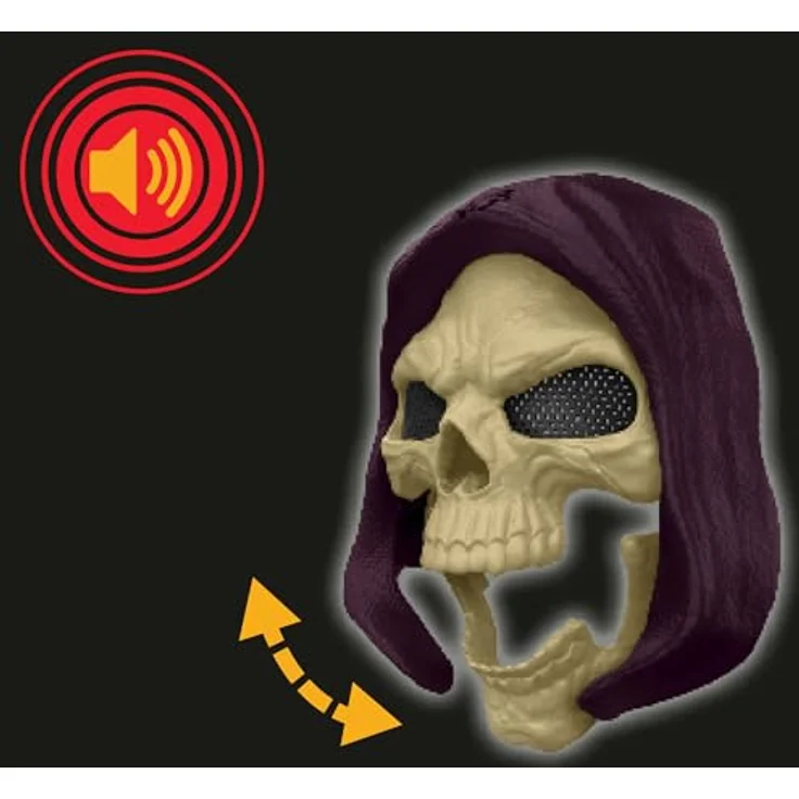 Mattel GmbH Verkleidungsmaske Masters of the Universe Skeletor, mit 6 Sprüchen und leuchtenden Augen, für Kinder ab 6 Jahren – Bild 2