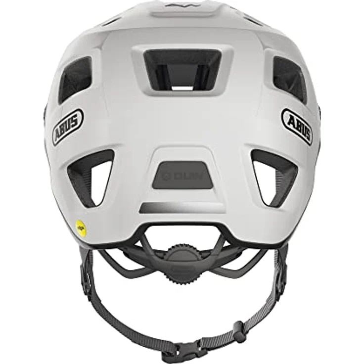 ABUS MTB-Helm MoDrop MIPS - robuster Fahrradhelm mit individueller Passform für Mountainbiker - Unisex - Weiß Glänzend, Größe S – Bild 3