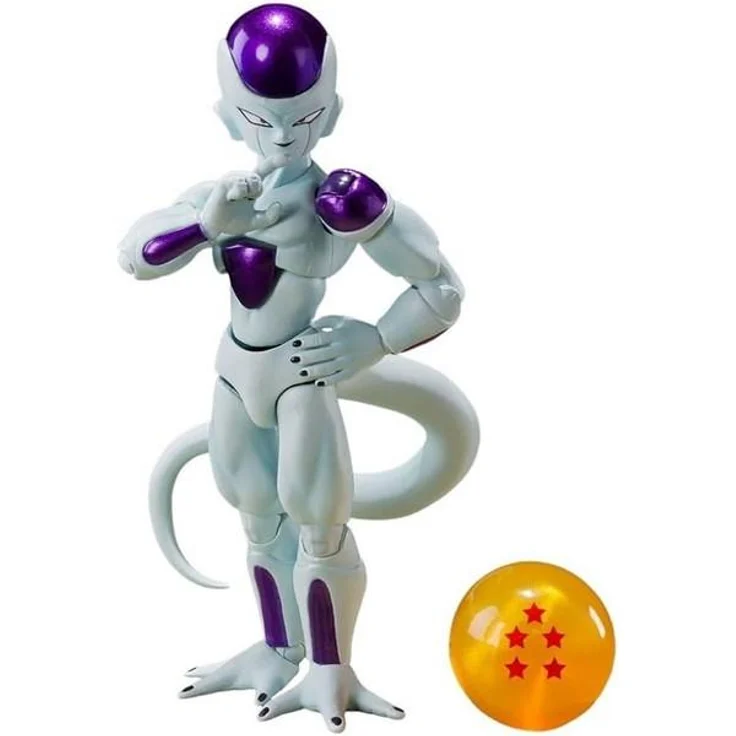 Bandai Tamashii Nations Dragon Ball Z - Frieza Fourth Form - S.H. Figuarts Sammelfigur, 12 cm mit detailreicher Beweglichkeit und Zubehör