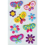 Bestlivings lustige und Niedliche Sticker zum Aufkleben, Stickerbögen mit Tieren, in vielen verschiedenen Motiven verfügbar (Design: Schmetterlinge 3)