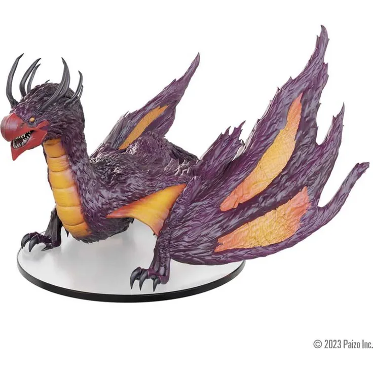Wizkids Pathfinder Yamaraj Miniatur, 12 cm, Psychopompos Sammelfigur mit Krähen- und Drachenmerkmalen