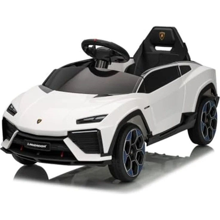 schnaeppchenmeile-online Kinder Elektroauto Lamborghini Lanzador 12V, mit zwei Motoren, Fernbedienung und Audio-Funktion – Bild 1