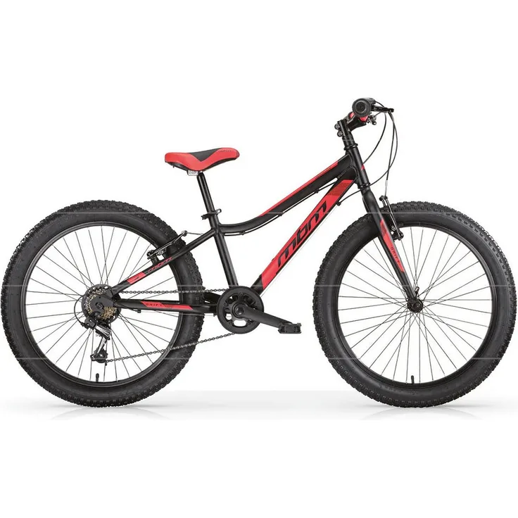MBM Jugendfahrrad DRIFT, 6 Gang, 24 Zoll, Kettenschaltung, Mountainbike - Schwarz