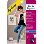 AVERY Zweckform MD1004 8 Textilfolien, T-Shirt selbst gestalten, T-Shirt bedrucken (Bügelfolie, farbige Textilien, DIN A4, bedruckbare T-Shirt Folie zum Aufbügeln, Transferfolie für Inkjet-Drucker)