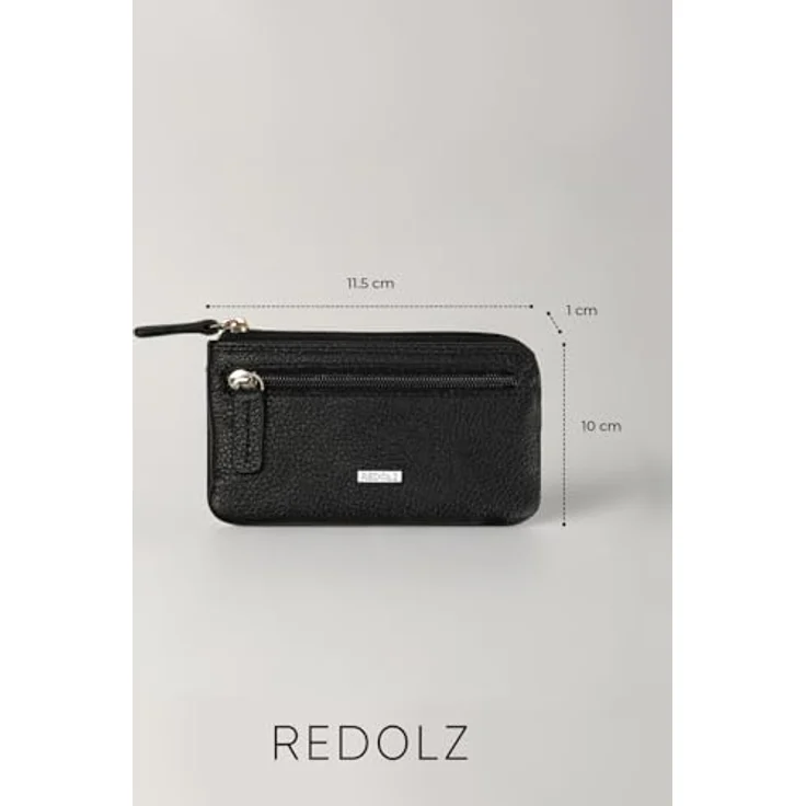 Redolz Leather Essentials Schlüsseletui Leder 11.5 cm black – Bild 5