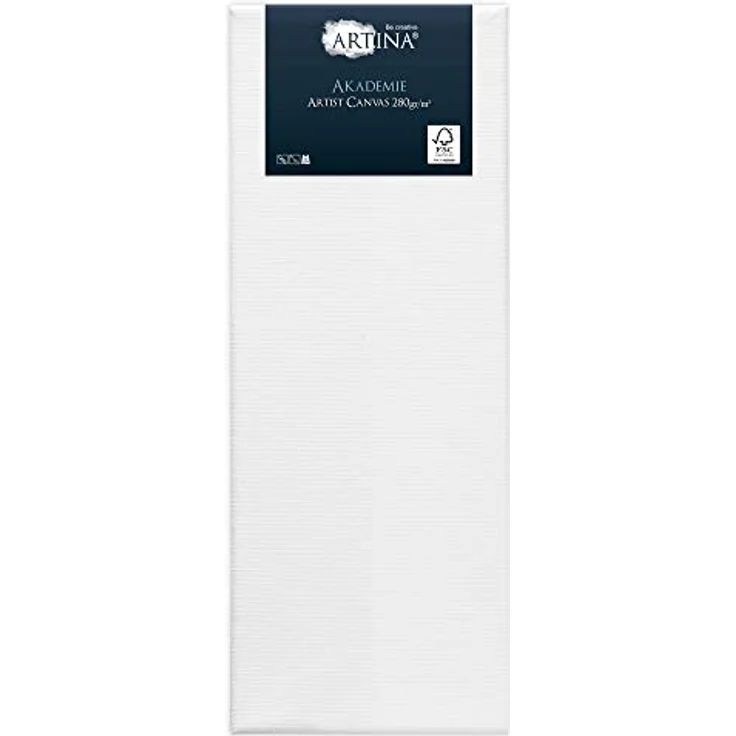 Artina Keilrahmen Leinwand 30x80 cm, 2er Set aus 100% Baumwolle, bespannt für Acrylfarben, FSC-zertifiziert – Bild 2