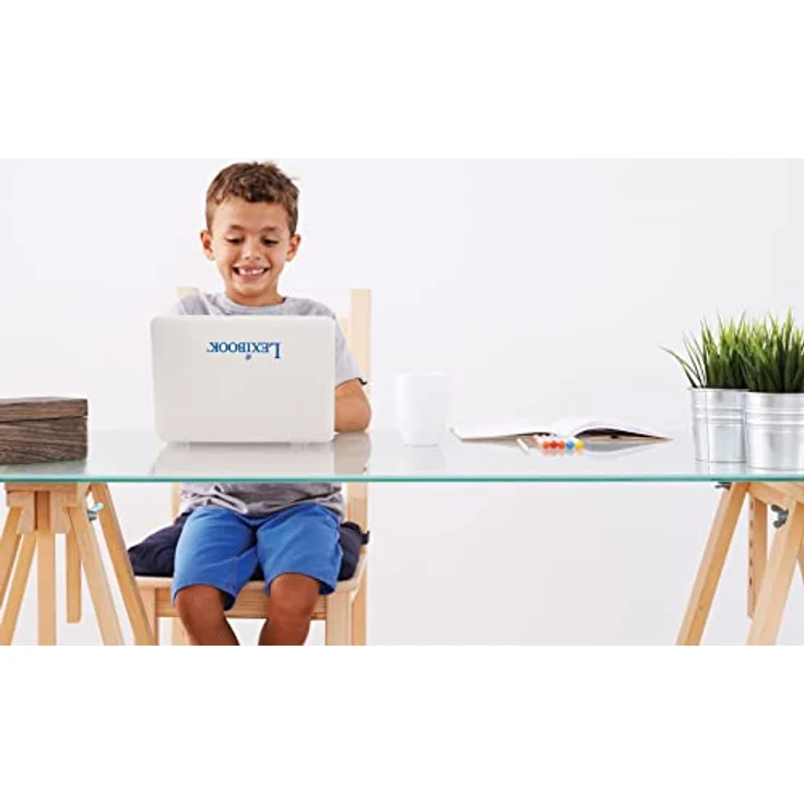 LEXIBOOK JC598i3 - Zweisprachiger Lernlaptop mit 124 Aktivitäten zum Lernen, Spielen und Musizieren, blau/weiß (Zweisprachig Deutsch und Englisch) – Bild 8