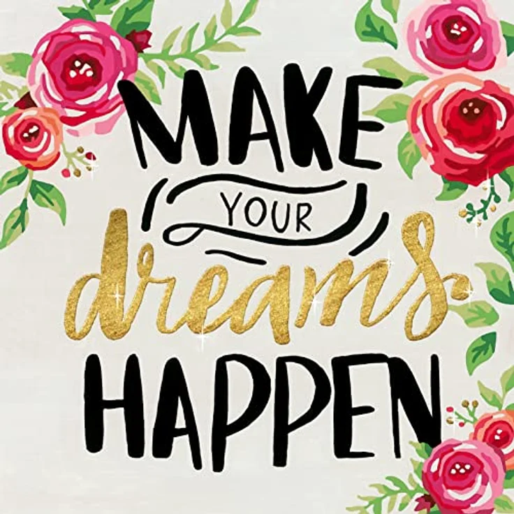 Ravensburger 29028 - CreArt, Malen nach Zahlen, Make your dreams happen, 20x20cm, Malset – Bild 2