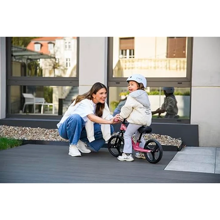 MoMi Laufrad Isoka 10 Zoll, mit höhenverstellbarem Sattel, LED-Leuchträdern & Dynamo, bis 35 kg – Bild 15