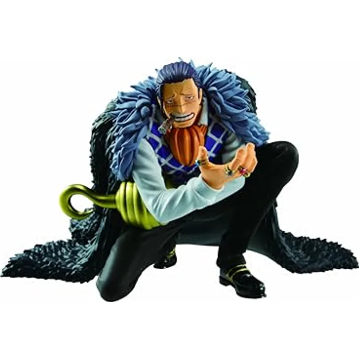 Banpresto One Piece Schlachtplatte Krokodil Figur, 8 cm Sammelfigur mit hochwertigem Design