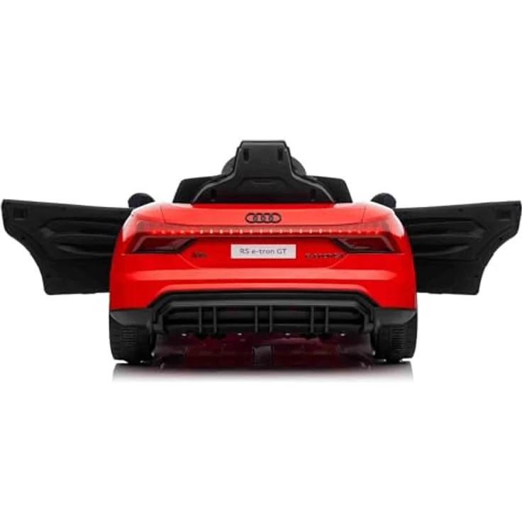 Beneo Motors Audi RS E-tron GT, Elektroauto für Kinder in Rot, 12V Lithium-Batterie, 2x25W Motor, 2,4-GHz-Fernbedienung, USB/AUX/Bluetooth, LED-Leuchten, Originale Lizenz – Bild 5