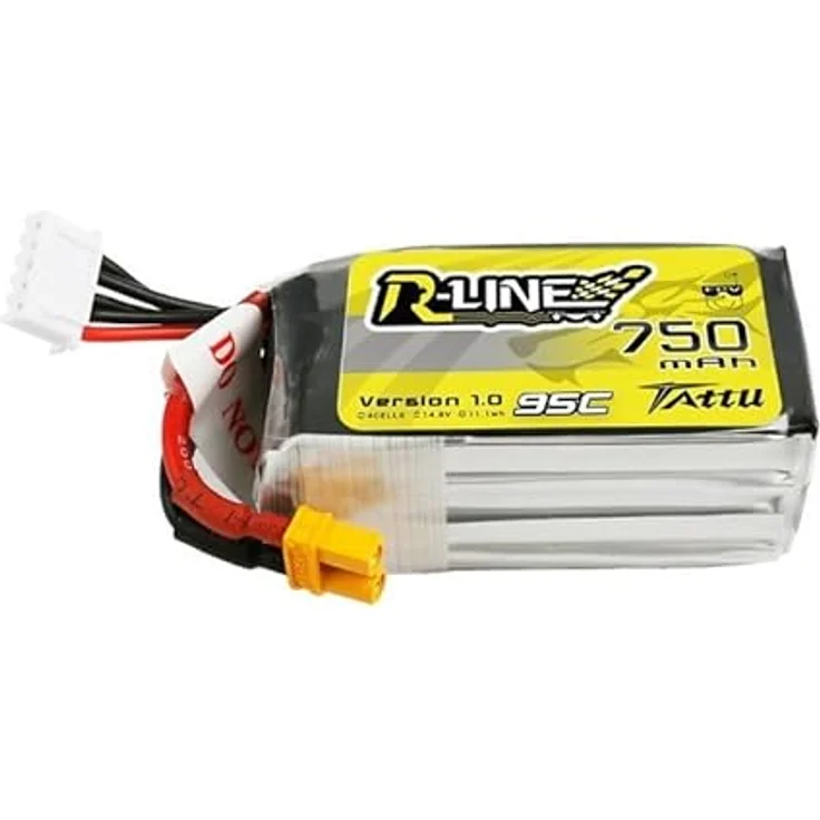 Tattu R-Line LiPo Akku 95C XT30, 750mAh 4S für Ferngesteuerte Fahrzeuge – Bild 1