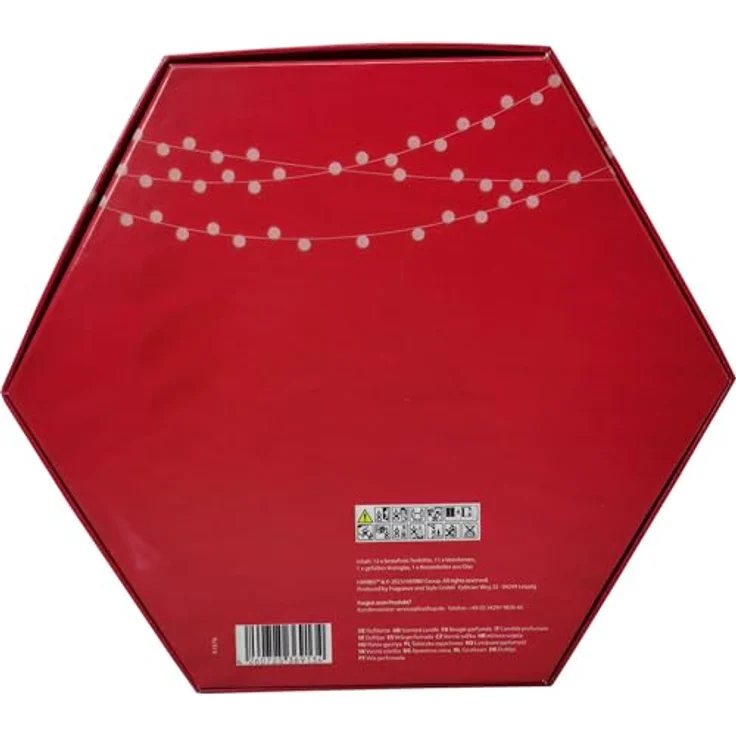 HARIBO™ Adventskalender Duftkerzen, 24-teilig mit 10 Votivkerzen und 12 Teelichtern, bunt, Duroplast & Glas, Paraffinwachs, langanhaltender Duft – Bild 3