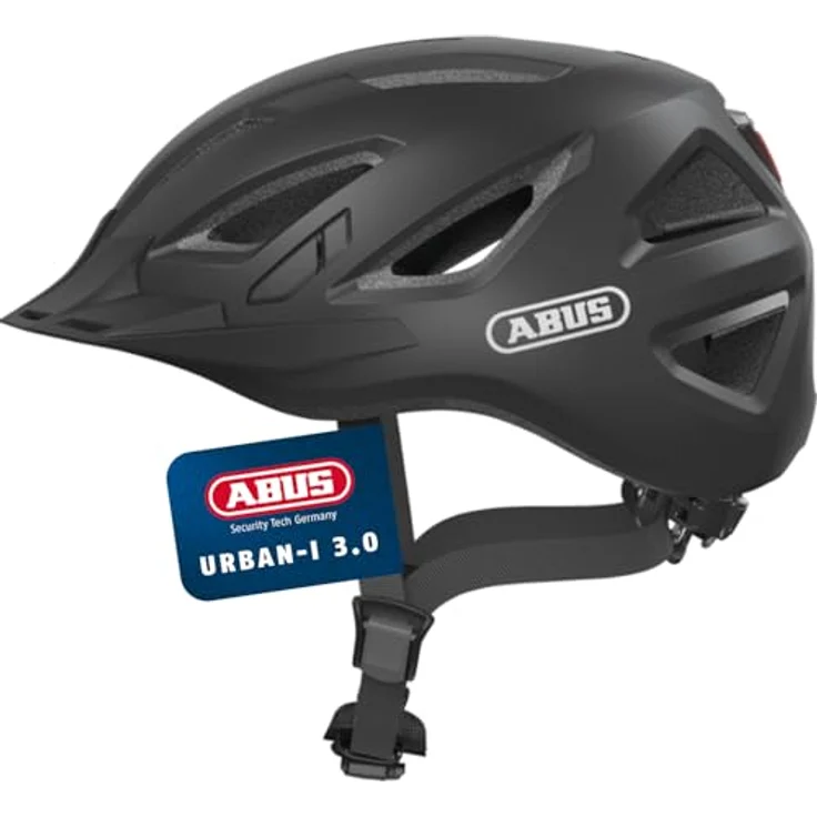 Abus Helm Urban-I 3. 0 - Velvet Black 56 - 61 cm – Bild 2