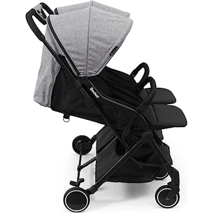 Baninni Buggy Doppel Esche, Grau - Baninni Kinderwagen für Doppel-Buggy – Bild 5