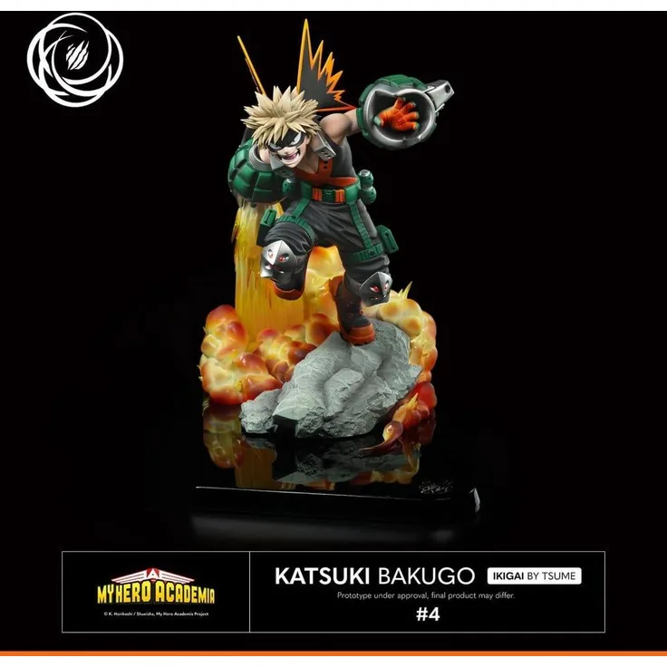 Tsume My Hero Academia IKIGAI Figur 1/6 Katsuki Bakugo, hochwertige Statue aus Anime-Serie