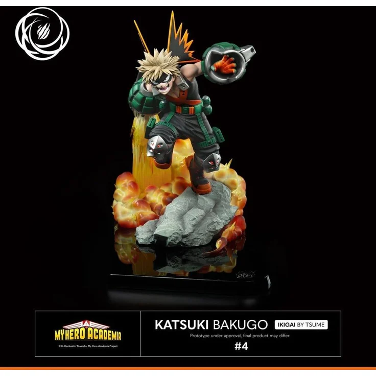 Tsume My Hero Academia IKIGAI Figur 1/6 Katsuki Bakugo, hochwertige Statue aus Anime-Serie