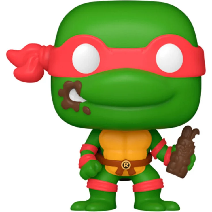 Funko FK86048 - Teenage Mutant Ninja Turtles Pocket POP!, Raphael Figur im Osterei-Design, 3,75 cm groß
