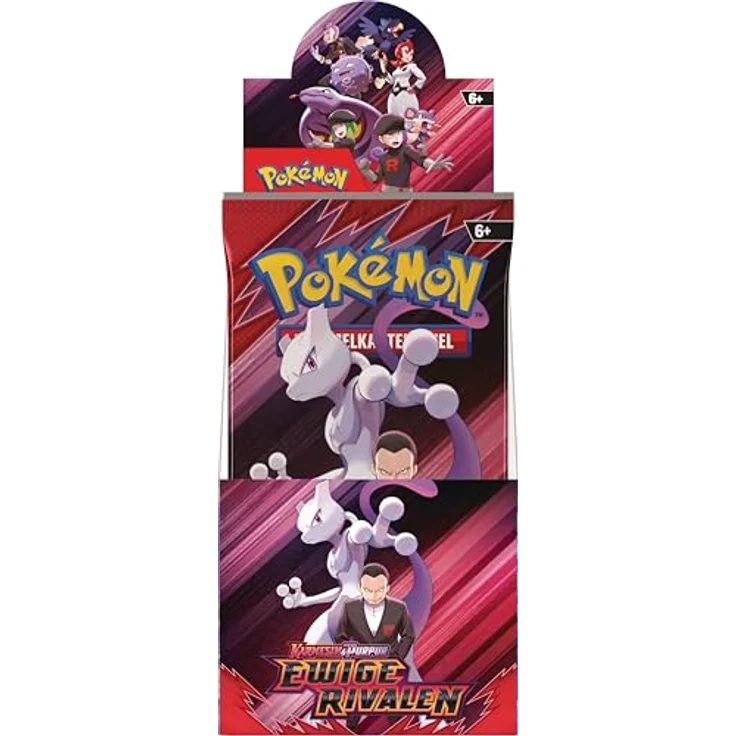 AMIGO PKM KP10 Ewige Rivalen 1 Booster, Pokémon Sammelkarten Erweiterung mit Donnersichel-ex, Sandfell-ex und Terakristallisierung – Bild 2