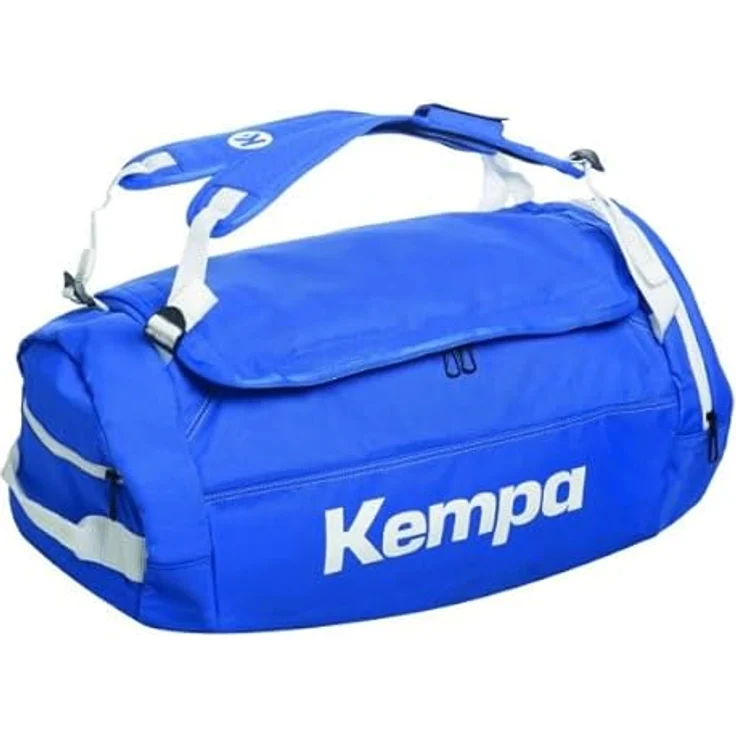 Kempa K-LINE TASCHE, Sporttasche mit Rucksackfunktion, 40L, blau, optimierte Formstabilität und gepolsterte Schultergurte – Bild 3