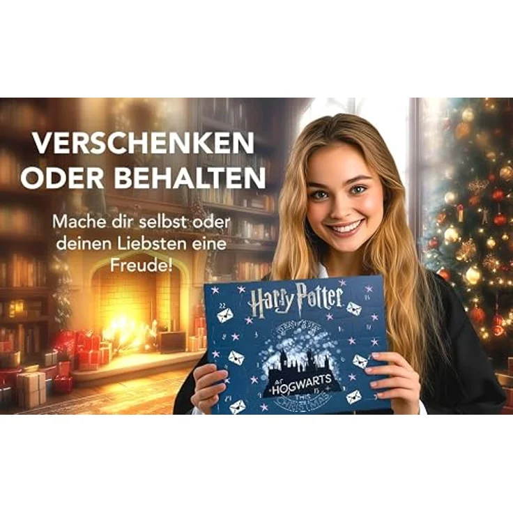 Sockswear HARRY POTTER Socken Adventskalender, Größe 37-41, mehrfarbig, 75 % Baumwolle – Bild 2
