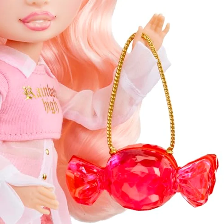 Rainbow High Anziehpuppe Creative Crystals Fashion Doll - Bella, Kristalllook Outfit mit Zubehör und DIY Kristallring – Bild 6
