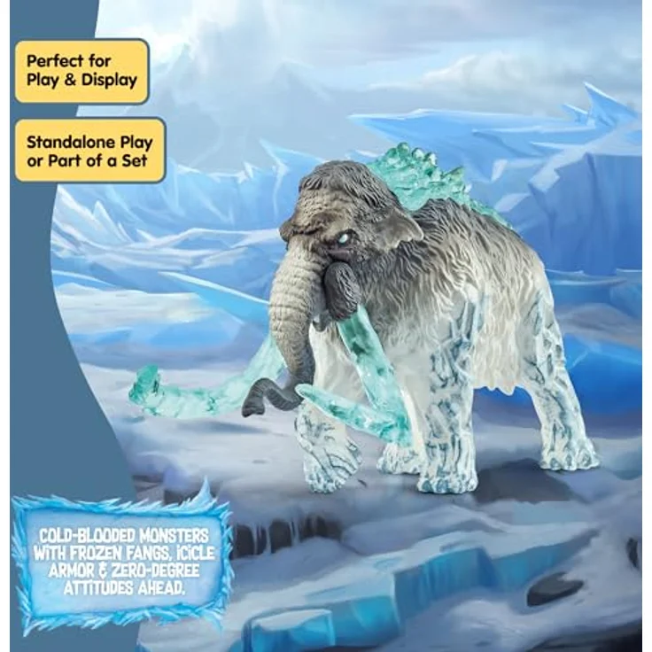 Schleich Eldrador Creatures Frostmammut, detailgetreue Figur mit abnehmbarem Zubehör, 70829 – Bild 7