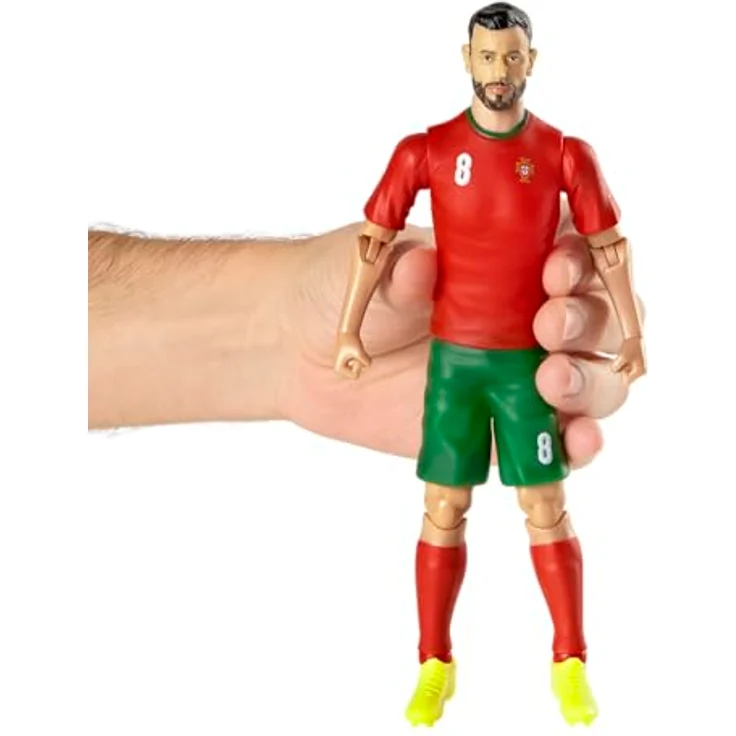 Banbotoys Portugal Bruno Fernandes Actionfigur, 20cm detailgetreues Fußball-Miniaturdesign für Sammler – Bild 7