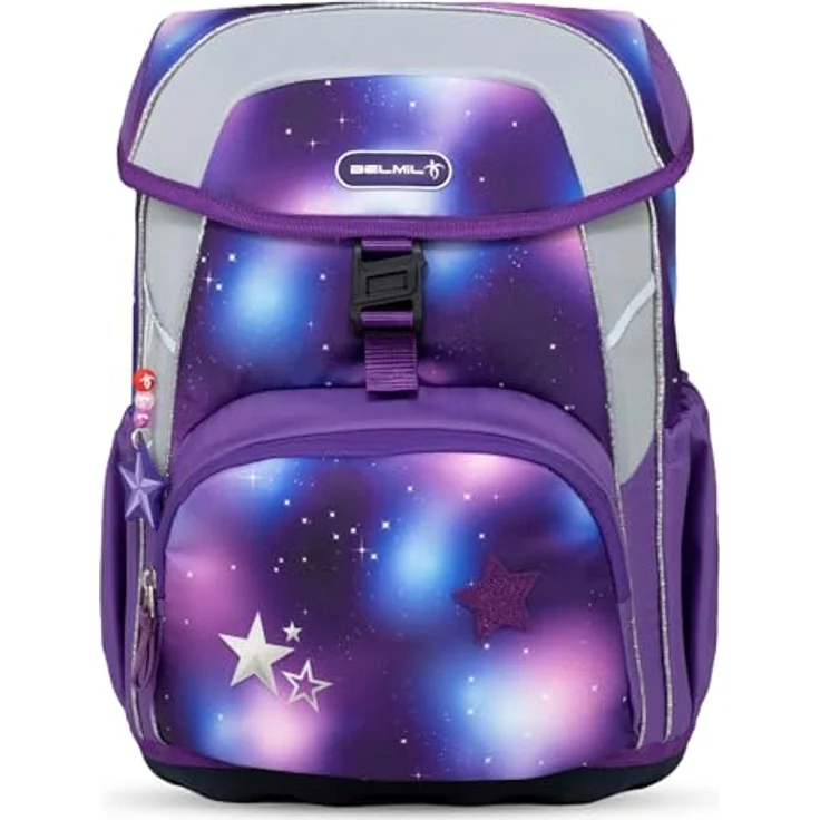Belmil Schulranzen Kinderrucksack Maxi, ergonomisches Set 5 tlg. mit Brustgurt, wasserabweisend, 22 L, für Grundschule 1. - 3. Klasse – Bild 3