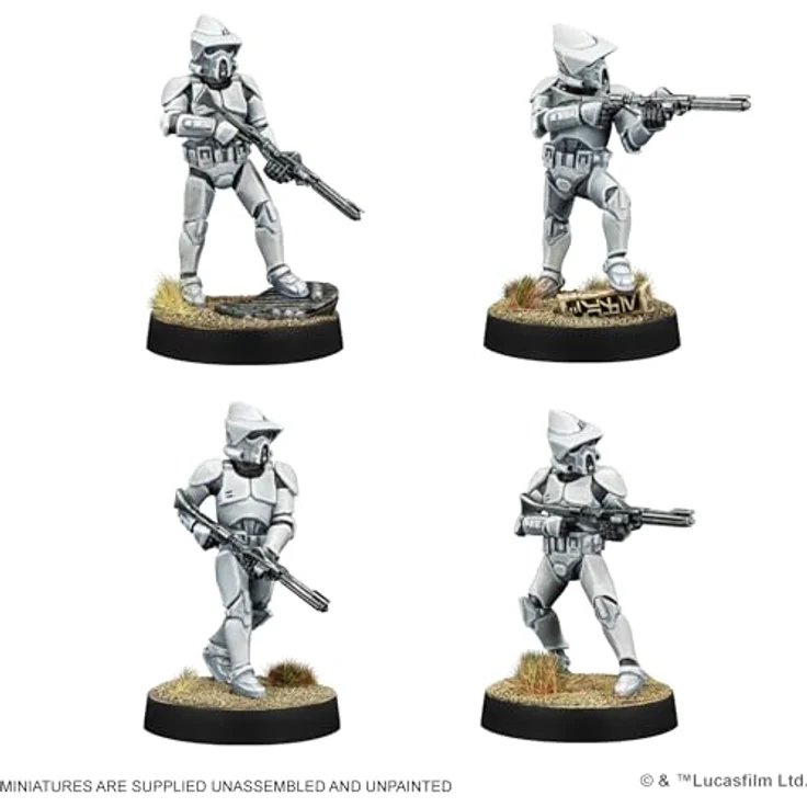 Atomic Mass Games Star Wars Legion - ARF Troopers, 8 Miniaturen mit Aufwertungskarten für die Galaktische Republik – Bild 4