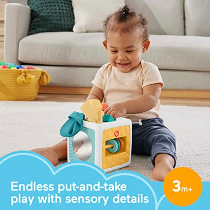 Mattel - Fisher-Price 2-in-1 Babys Tücherbox – Bild 3