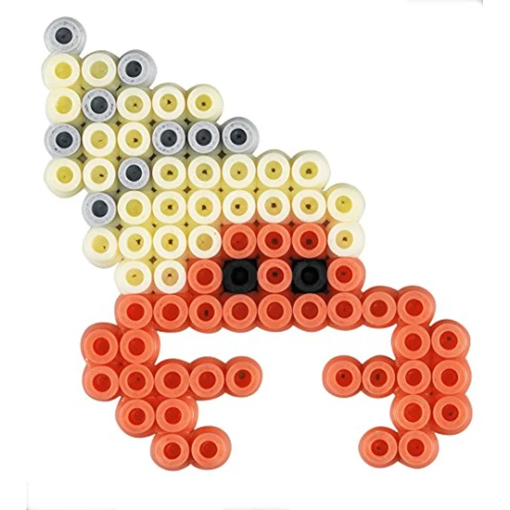 Hama Perlen Bügelperlen Hama Mini-Bügelperlen 2000 im Beutel Teddybären-braun, Kunststoff, Ø 3mm, 10 Jahre – Bild 2