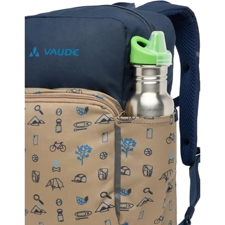 Vaude Minnie 10, Kinderrucksack aus 100% Polyester, 34 cm, braun, 23 x 16 cm – Bild 5