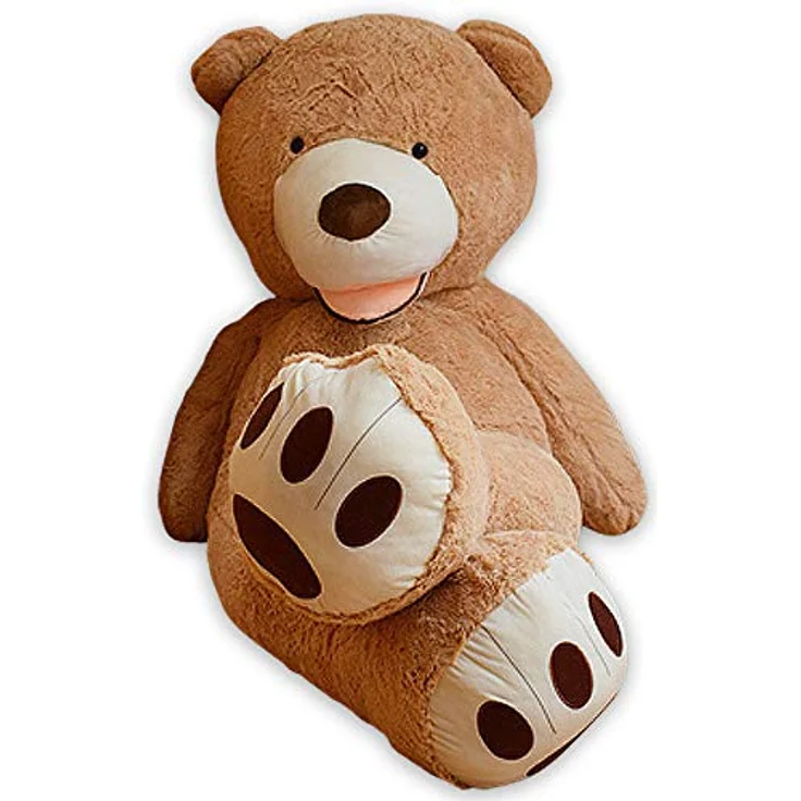 TE-Trend XXL Teddybär Big Teddy Bear Riesen Kuscheltier Plüschbär 260 cm Hellbraun Braun – Bild 2