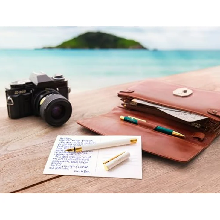 Faber-Castell Füller Neo Slim, limitierte Edition in Gold Marshmallow mit Edelstahl-Feder EF – Bild 8