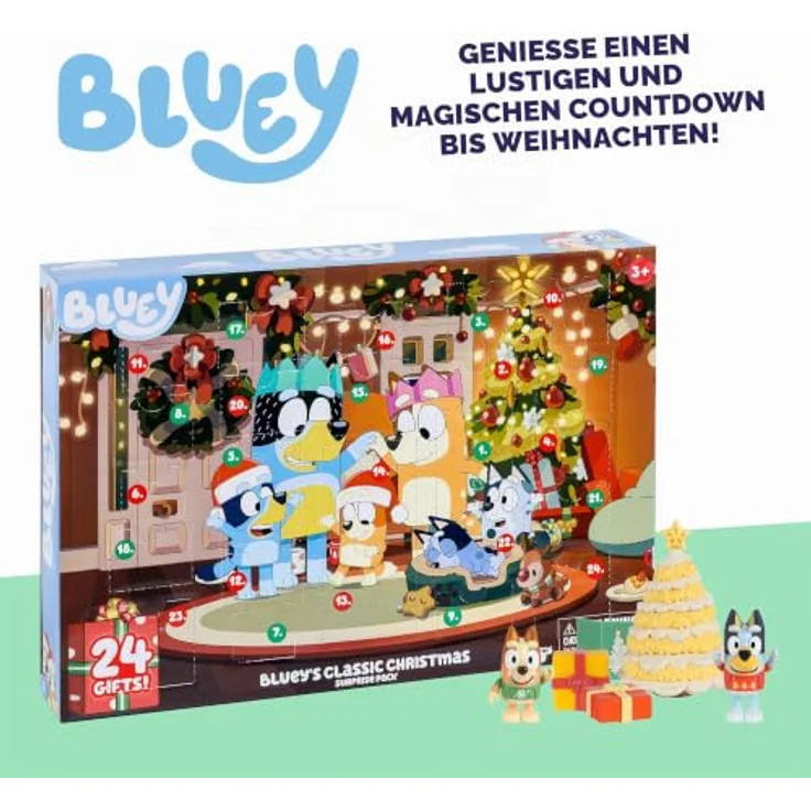 Bluey Advent Calendar 2026, Adventskalender mit 24 Überraschungen und Rollenspiel-Zubehör, geeignet ab 3 Jahren – Bild 6