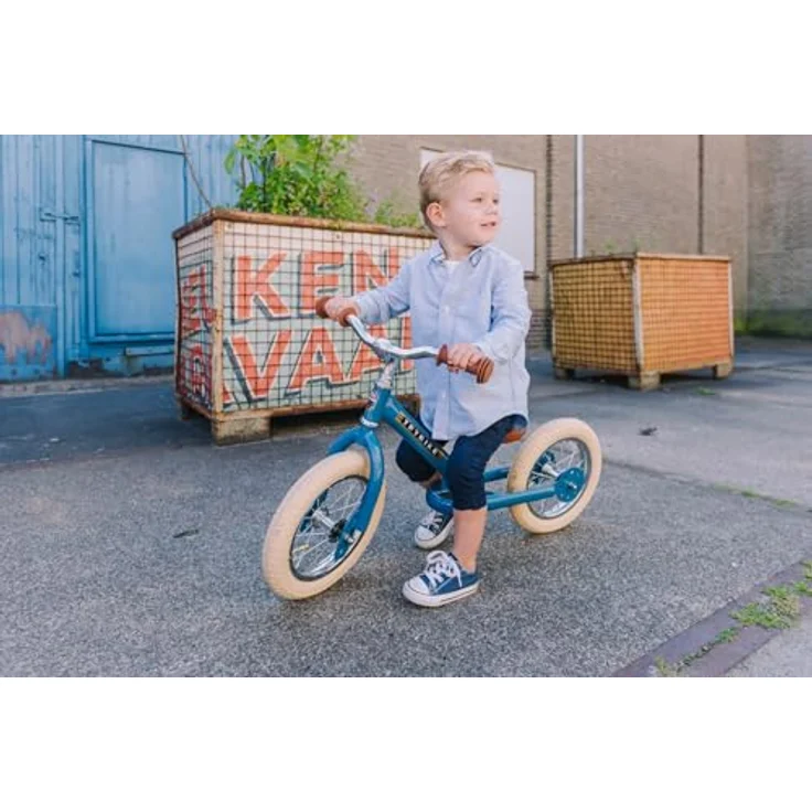 Trybike 2 wheels steel Balance-Bike, Anthrazitgrau, verstellbare Sitzhöhe 30-45 cm, geeignet für Kinder von 2 bis 6 Jahren – Bild 7