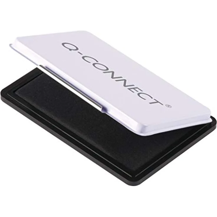 Q-Connect KF16316 Stempelkissen, rot, 9 x 5,5 cm im Metalletui, vorgetränkt – Bild 5