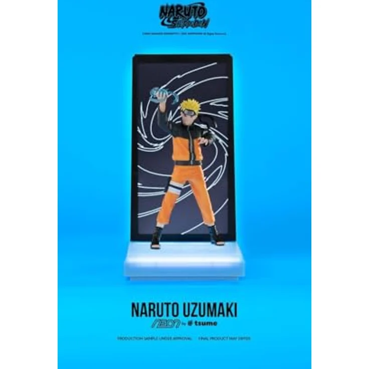 Tsume Naruto Neon Figur 1/9 Naruto Uzumaki, 25 cm, detailreiche Darstellung mit USB-C-Anschluss – Bild 1