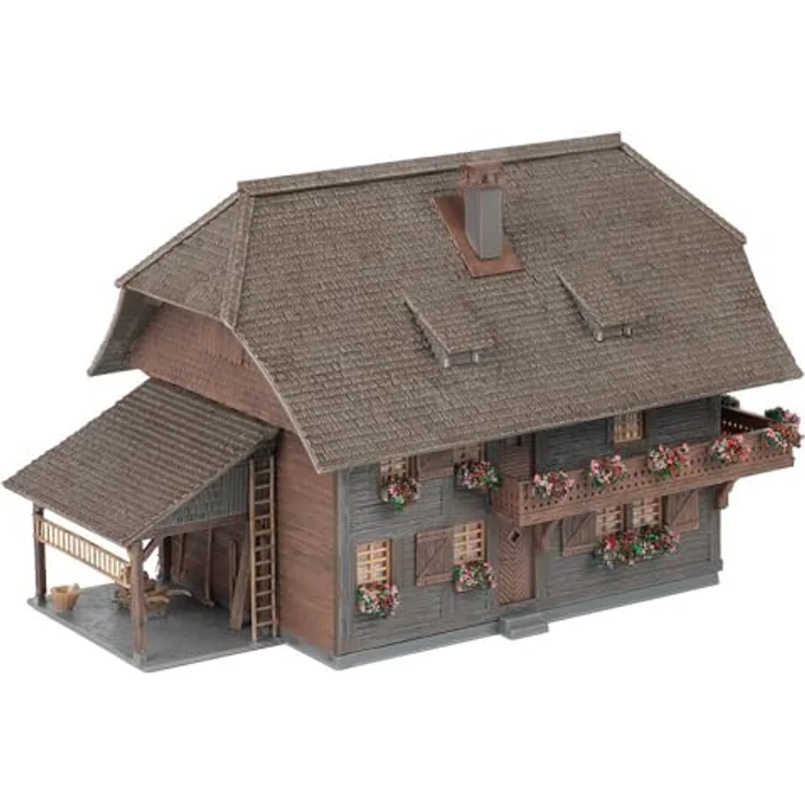 FALLER 130012 Jubiläumsmodell Uhrenmacherhaus mit Figur, Spurweite H0, Modelleisenbahn-Zubehör – Bild 2