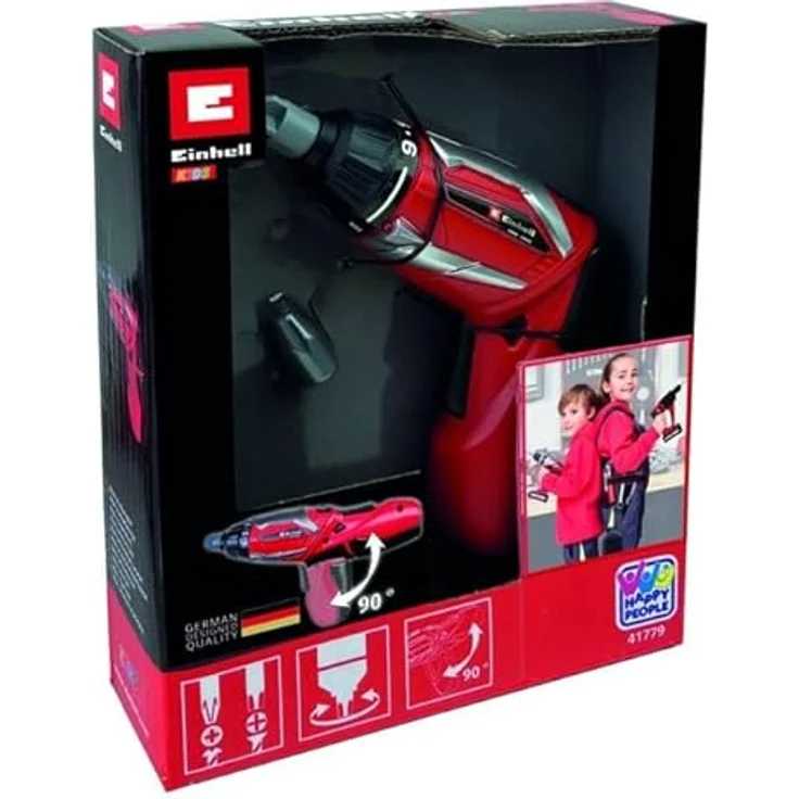 Happy People Einhell Kids Mini-Schrauber, Spielwerkzeug für Kinder ab 3 Jahren, sicherheitsgeprüft – Bild 4