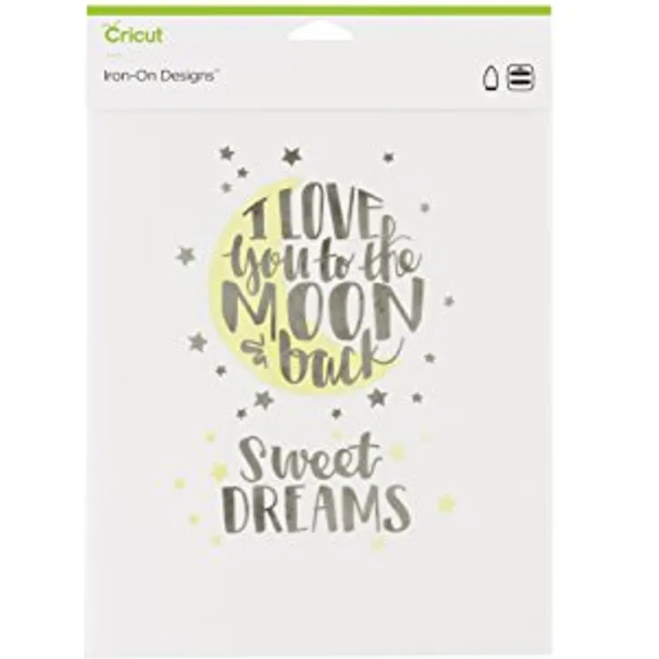 Cricut PC2004995 IO DSGNS Love You to The Moon 8.5X12, Eisen, Multicolour, one size